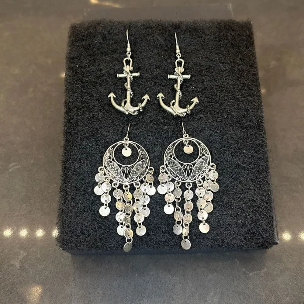 Fashion Jewelry- 2 Set Earring Bundle